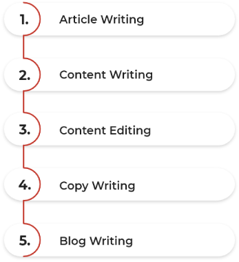 Content marketing team illustration